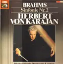 LP - Johannes Brahms , Herbert von Karajan , Philharmonia Orchestra - Sinfonie Nr.2