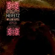 LP - Brahms / Sinding / Ravel - Sonata In D Minor For Violin And Piano - Mono