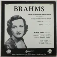 Brahms (Ferrier) - Alt-Rhapsodie · Two Songs For Contralto With Viola Obbligato · Sapphisches Ode · Botschaft