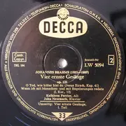 10'' - Brahms - Vier Ernste Gesange, Op. 121
