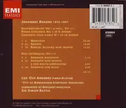 CD - Brahms - Klavierkonzert Nr. 1 / Drei Intermezzi, Op. 117