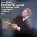LP - Brahms , Maazel , The Cleveland Orch. - Symphonie Nr. 3