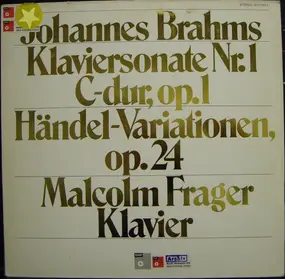 Johannes Brahms - Klaviersonate Nr. 1 C-dur, Op. 1 • Händel-Variationen, Op. 24