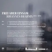 CD - Brahms (Matthias Kirschnereit) - Frei Aber Einsam - digipak