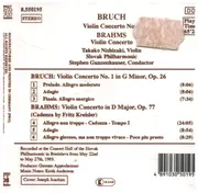 CD - Johannes Brahms , Max Bruch - Violin Concerto No. 1 / Violin Concerto