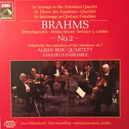 Brahms - Streichsextett No. 2 = String Sextet No. 2 = Sextuor À Cordes No. 2