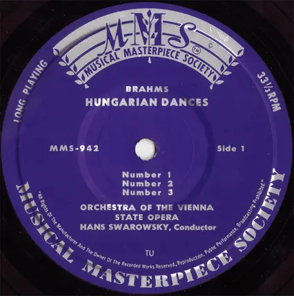 Brahms - Fünf Ungarische Tänze