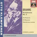 CD - Brahms - Symphonie No. 2 / Alto Rhapsody = Alt-Rhapsodie = Rapsodie Pour Contralto