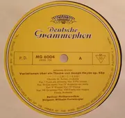 LP - Johannes Brahms , Paul Hindemith / Wilhelm Furtwängler Conducting The Berliner Philharmoniker - Brahms: Haydn-Variationen / Hindemith: Metamorphosen [Weber]