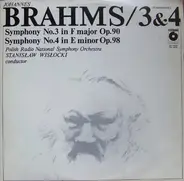 Johannes Brahms , Polish National Radio Symphony Orchestra , Stanislaw Wislocki - Symphonies 3 & 4