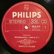 LP - Brahms - Streichquartette Op. 51 / 1&2