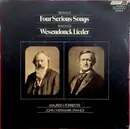 LP - Brahms / Wagner - Four Serious Songs / Wesendonck Lieder