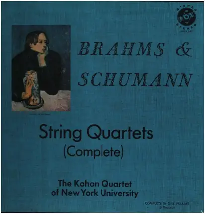Brahms / Schumann - String Quartets (Complete), Kohon Quartet