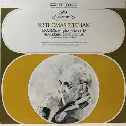 Brahms - Symphony No. 2 In D / Academic Festival Overture