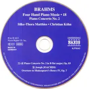 CD - Brahms - Four Hand Piano Music • 18