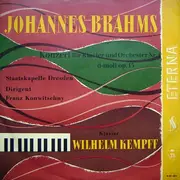 LP - Johannes Brahms , Staatskapelle Dresden , Franz Konwitschny , Wilhelm Kempff - Konzert Für Klavier Und Orchester Nr. 1  D-Moll Op. 15 - flipback sleeve