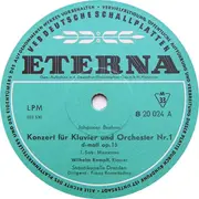 LP - Johannes Brahms , Staatskapelle Dresden , Franz Konwitschny , Wilhelm Kempff - Konzert Für Klavier Und Orchester Nr. 1  D-Moll Op. 15 - flipback sleeve