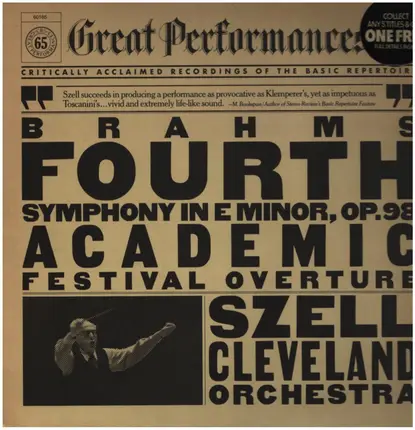 Brahms - First Symphony In C Minor, Op. 68