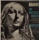 LP - Brahms - Ein Deutsches Requiem / Rhapsodie Für Alt, Chor Und Orchester, Op. 53