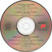 CD - Brahms / Beethoven / Mozart - Trios For Piano, Clarinet & Cello