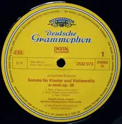 LP - Brahms - Die Cellosonaten • The Cello Sonatas