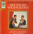 LP-Box - Johannes Brahms / Schwarzkopf, Fischer-Dieskau, Moore - Deutsche Volkslieder - + Booklet