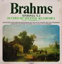 LP - Brahms - Sinfonia N. 2 / Ouverture Solenne Accademica / Danza Ungherese N. 7