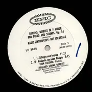 LP - Johannes Brahms - Piano Quintet In F Minor, Op. 34 - Promo