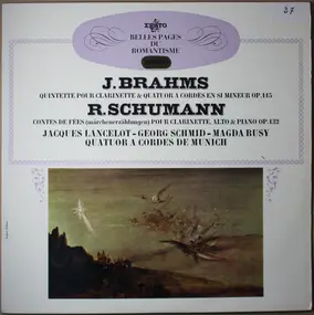 Johannes Brahms - Quintette Pour Clarinette / Contes De Fées a.o.