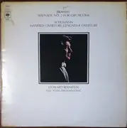LP - Johannes Brahms / Robert Schumann - Serenade No. 2 / Manfred Overture; Genoveva Overture