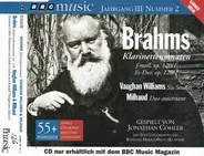 Brahms / Vaughan Williams / Milhaud - Klarinettensonaten / Six Studies / Duo Concertant