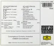 CD - Brahms / R. Strauss - Symphonie No. 1 / Don Juan · Salomes Tanz - Mono