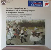 CD - Johannes Brahms : The Cleveland Orchestra · George Szell / The Philadelphia Orchestra · Eugene Orma - Symphony No.1 · Variations On A Theme By Haydn · 5 Hungarian Dances