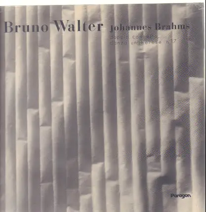 Johannes Brahms, Bruno Walter - doppio concerto, danza ungherese n. 17