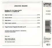 CD - Johannes Brahms - Symphony No. 4 • Tragic Overture