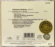 CD - Brahms - Piano concerto nr. 2 - Haydn Variations