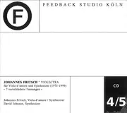 Double CD - Johannes G. Fritsch - Violectra - Digipak + Attached Booklet