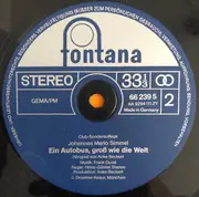 LP - Johannes Mario Simmel / Anke Beckert - Ein Autobus, Groß Wie Die Welt