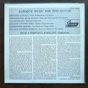 LP - Matelart / Terzi / Besard / Sor a.o. - Baroque Music For Two Guitars