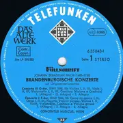 LP-Box - Johann Sebastian Bach - Brandenburgische Konzerte 1-6