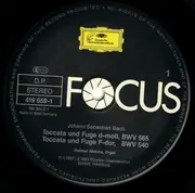 LP - Johann Sebastian Bach - Toccata & Fuge (Helmut Walcha)