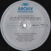 LP - Johann Sebastian Bach - Kantaten • Cantatas (Richter / Fischer-Dieskau) - Gatefold