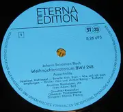 LP - Bach - Weihnachtsoratorium - Ausschnitte - Blue label