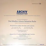 Bach - 'Das Schaffen Johann Sebastian Bachs' Serie K: Instrumentalkonzerte