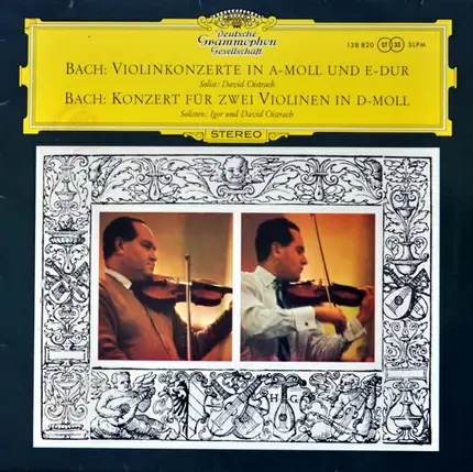 Bach - Violinkonzert In A-moll Und E-dur / Konzert Für Zwei Violinen In D-moll