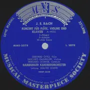 LP - Bach , Hamburger Kammerorchester, Goehr - Konzert Für Flöte, Violine, Klavier Und Orchester In A-Moll / Konzert Für Zwei Violinen Und Orchester In D-Moll