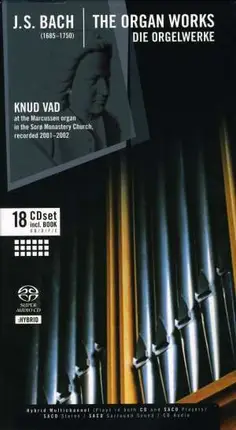 Knud Vad - Bach:  The Organ Works - Die Orgelwerke