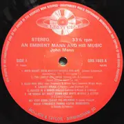 LP - John Mann - An Eminent Mann & His Music