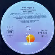 LP - John Mayall - A Sense Of Place