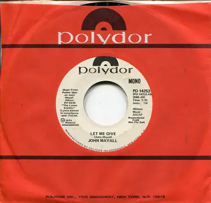 John Mayall - Let Me Give